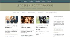 Desktop Screenshot of leadershipcattaraugus.org